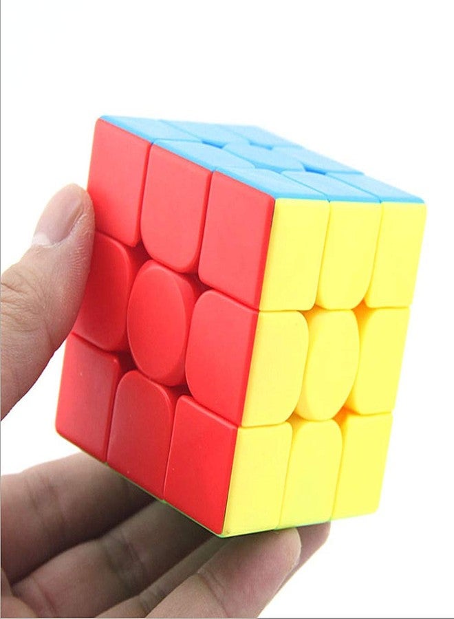 D ETERNAL Moyu Mofang Jiaoshi Cube 3X3 High Speed Sticlerless Magic Puzzle Twist Game Toy 3 By 3 Cube, Adult - Image 4